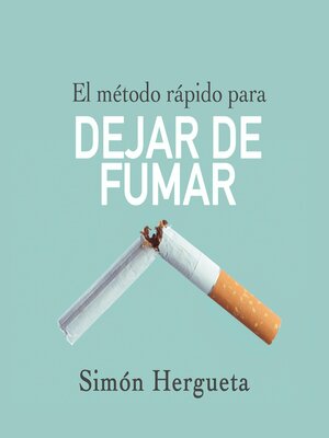 cover image of El método rápido para dejar de fumar